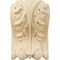 Ekena Millwork 3 1/2"W x 2"D x 4 1/2"H Small Acanthus Block w/ Backplate Wood Corbel, Maple CORW04X02X05ABMA - alternate 3